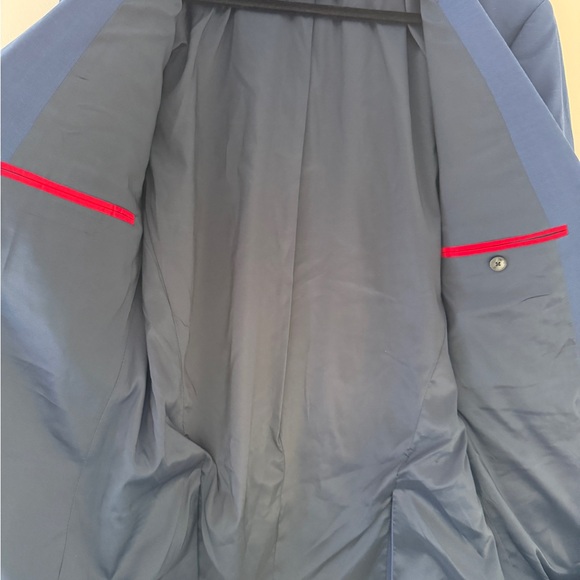 NWT $398 HUGO single-breasted wool-blend blazer sz 42L - Picture 9 of 16